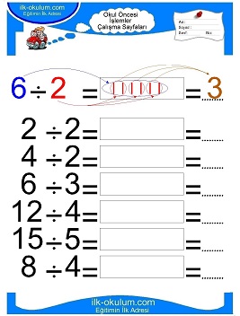 Çocuklar İçin toplam işlemi yaprak testleri 